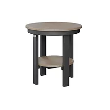 Round Dining Height End Table