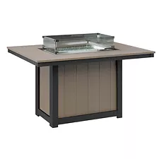 Donoma Rectangular Dining Height Fire Table