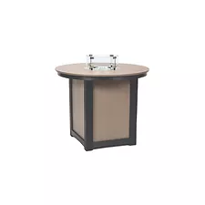 Donoma Round Counter Hight Fire Table
